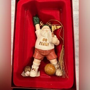 Lenox Santa “Go Team” Ornament